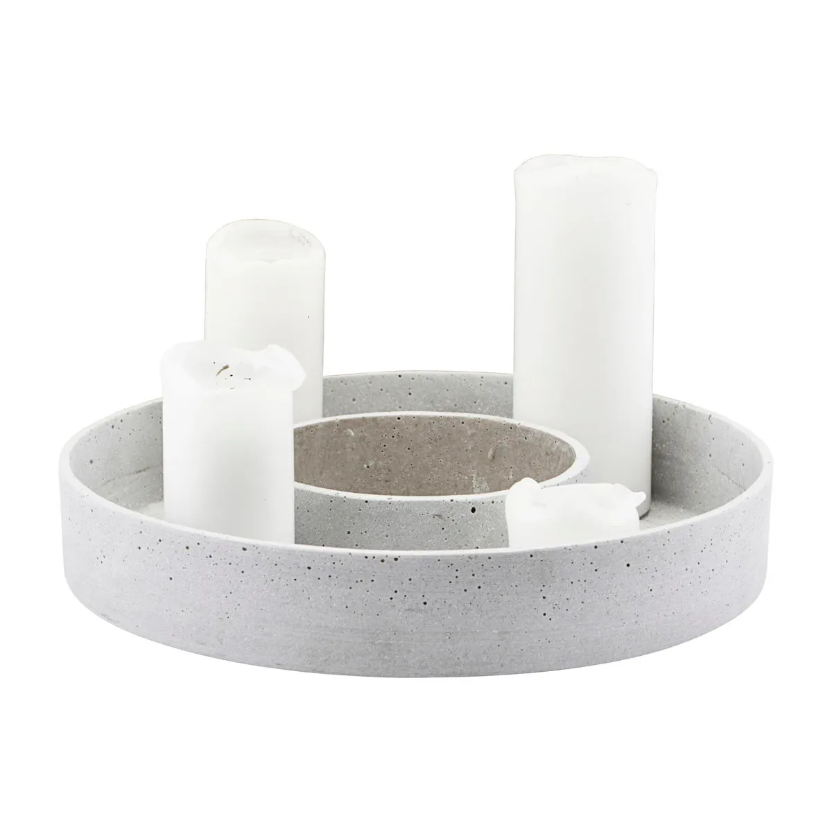 The Ring candle holder for block candles, Concrete House Doctor
