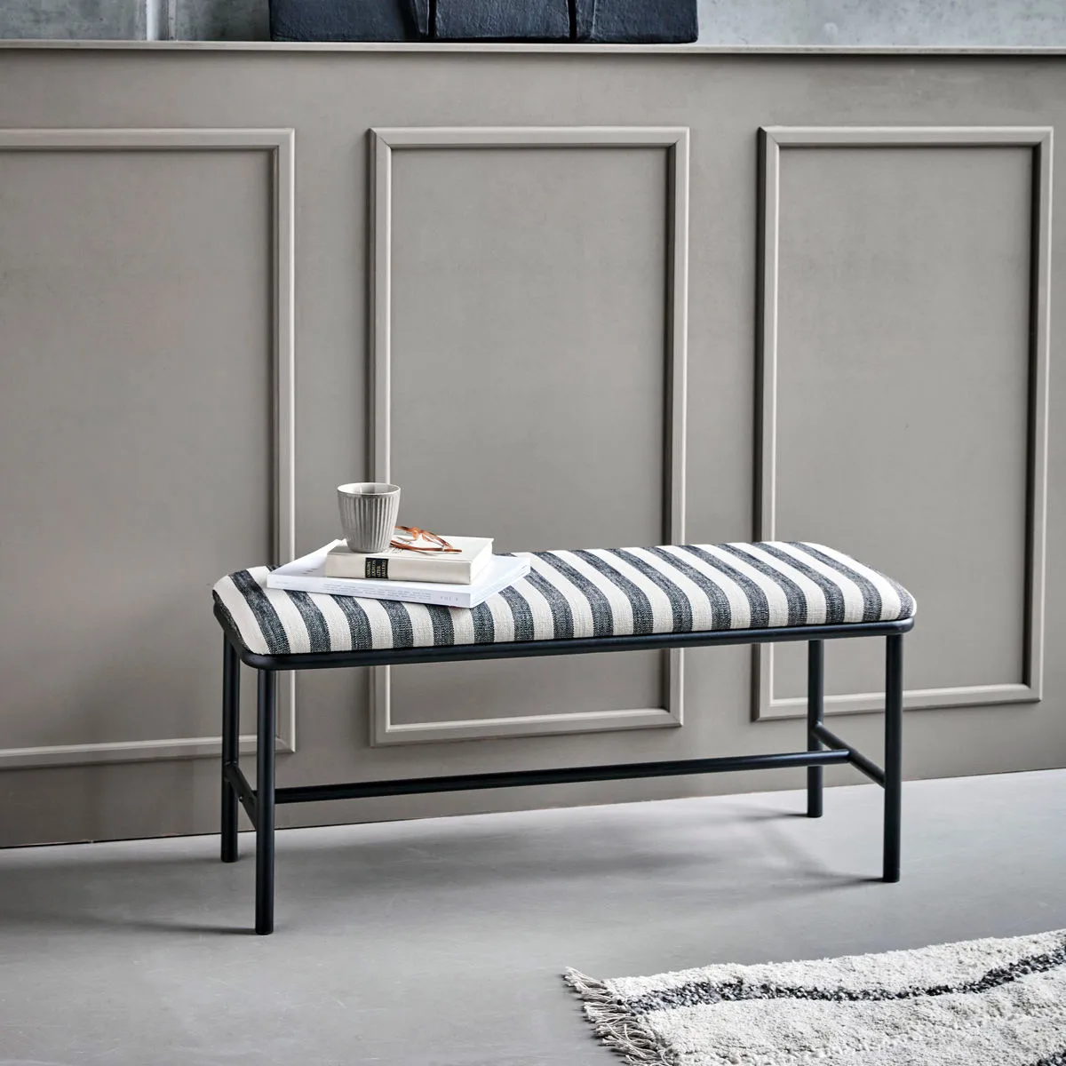 Toda bench 100 cm, Black-White House Doctor