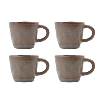 Vida mug 29 cl 4-pack - Pink - House Doctor