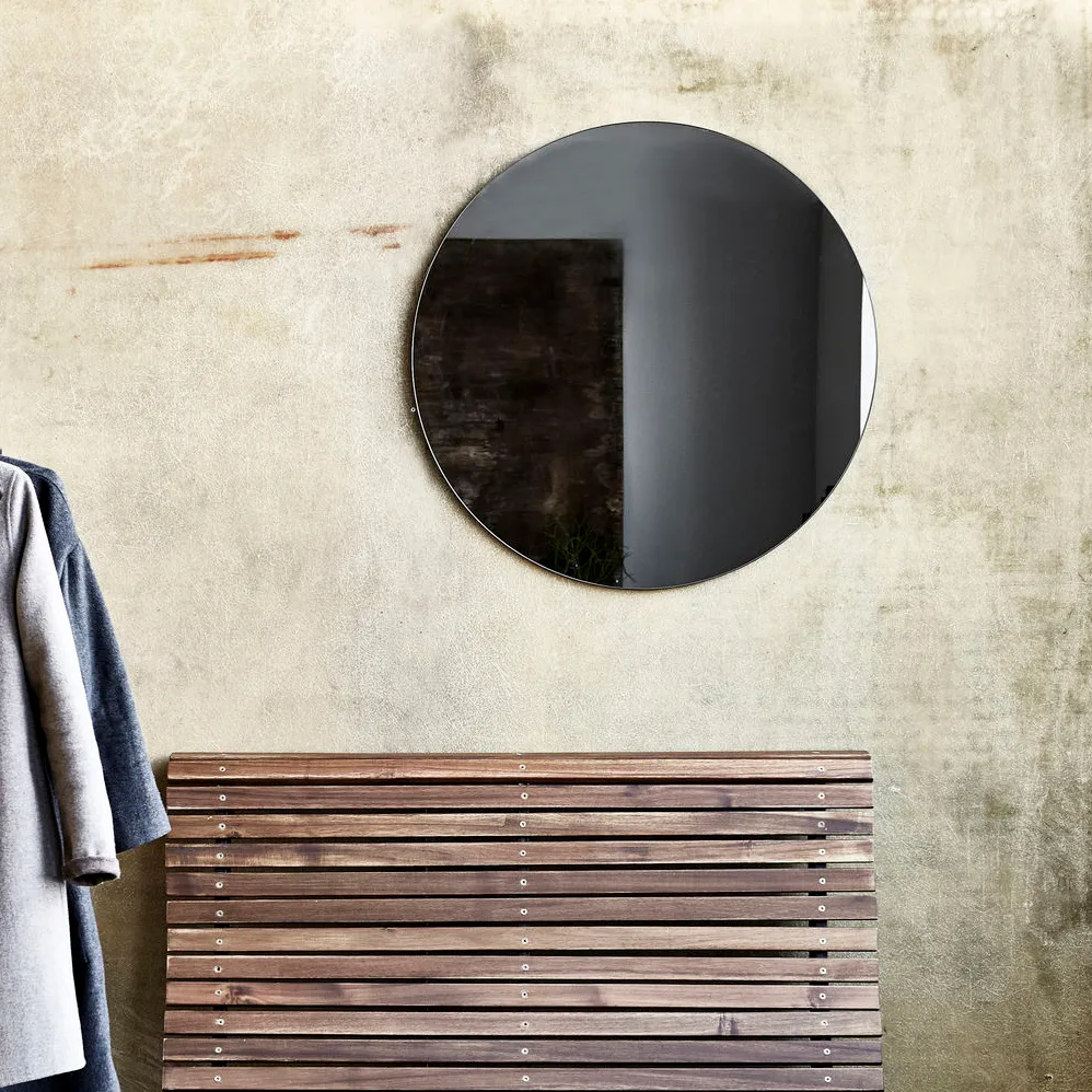 Walls mirror Ø 50 cm, clear House Doctor