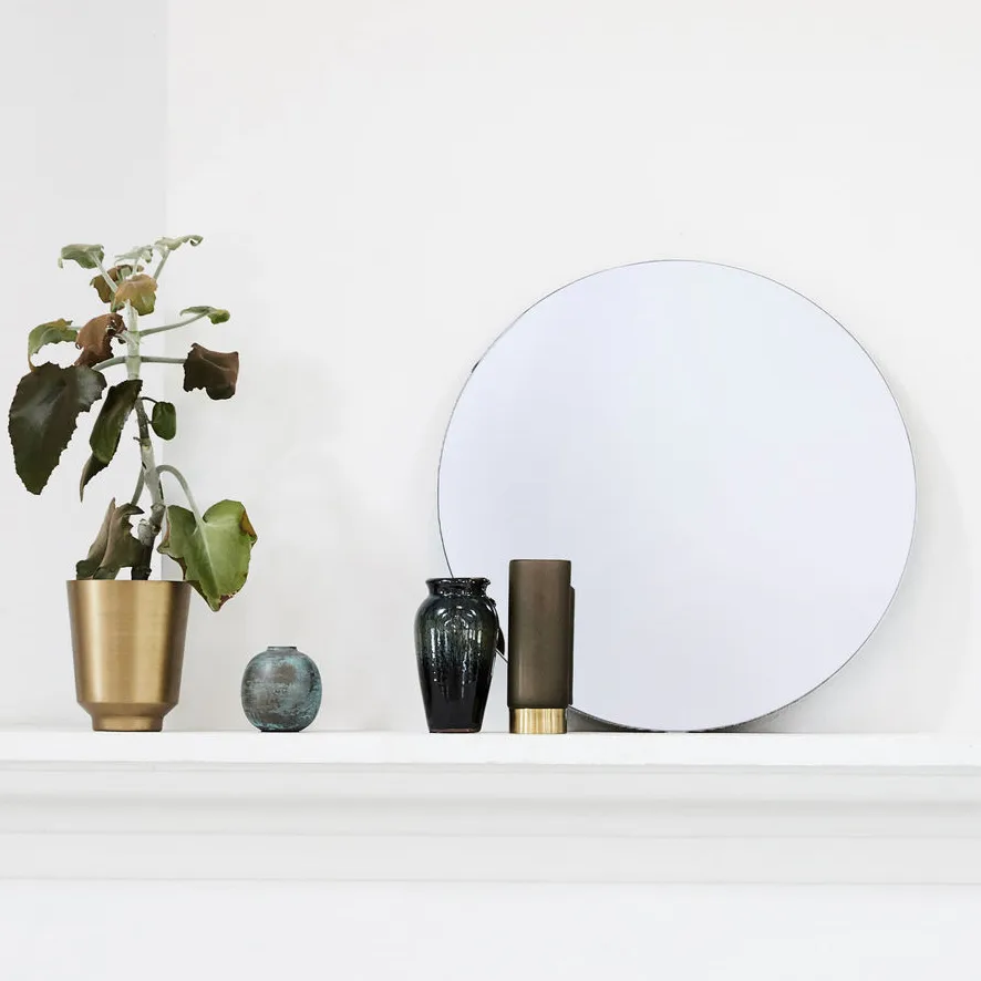 Walls mirror Ø 50 cm, clear House Doctor