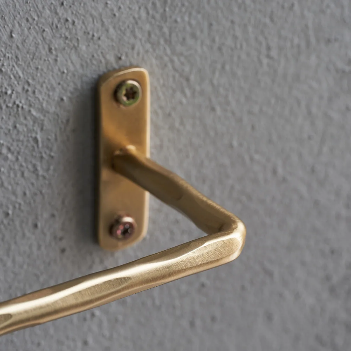Welo toilet paper holder, Brushed brass House Doctor