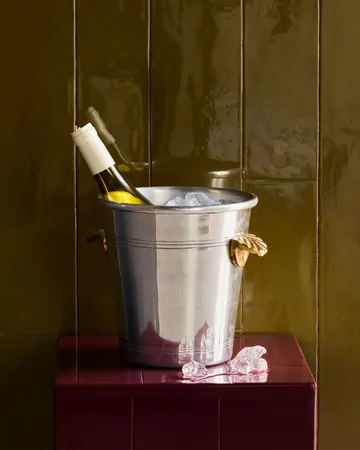 Wine cooler - Antique silver finish - House Doctor