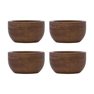 Wood egg cup 4-pack - Nature - House Doctor