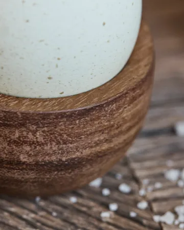 Wood egg cup 4-pack - Nature - House Doctor