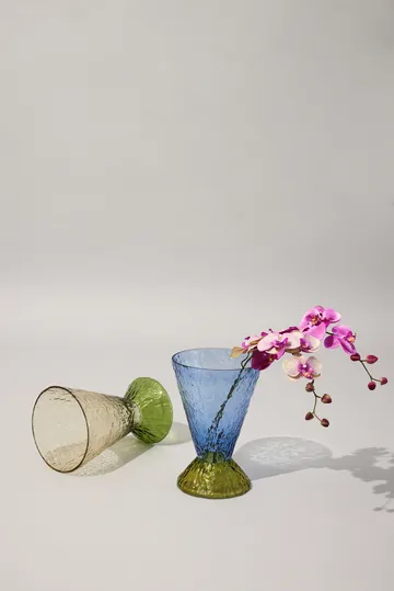 Abyss vase - Blue - Hübsch
