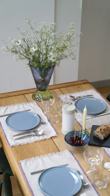 Abyss vase - Blue - Hübsch