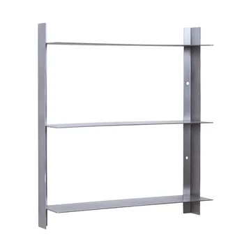 Acier shelf - Nickel, 41x46x11 cm - Hübsch