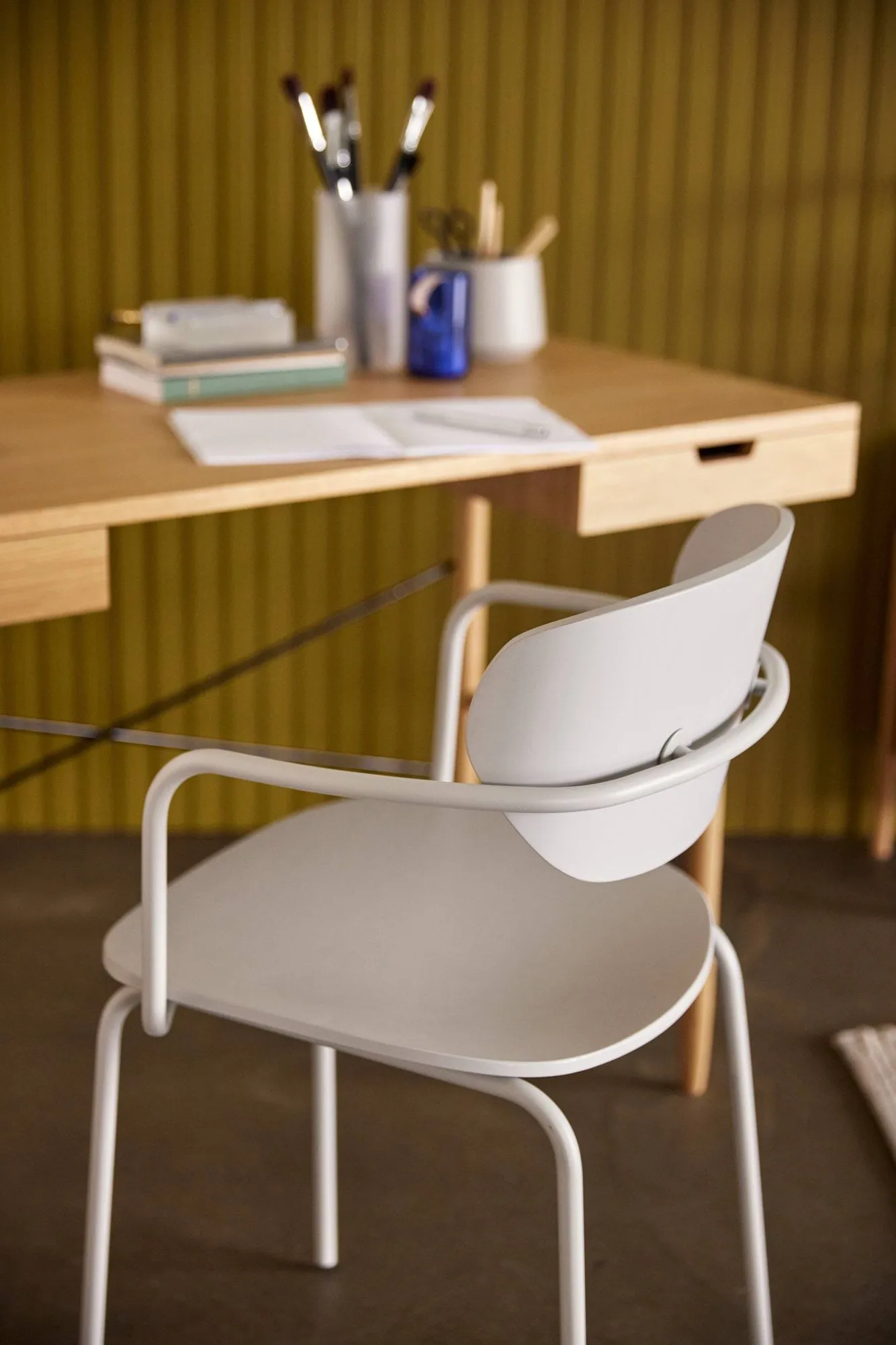 Arch chair, Light grey Hübsch