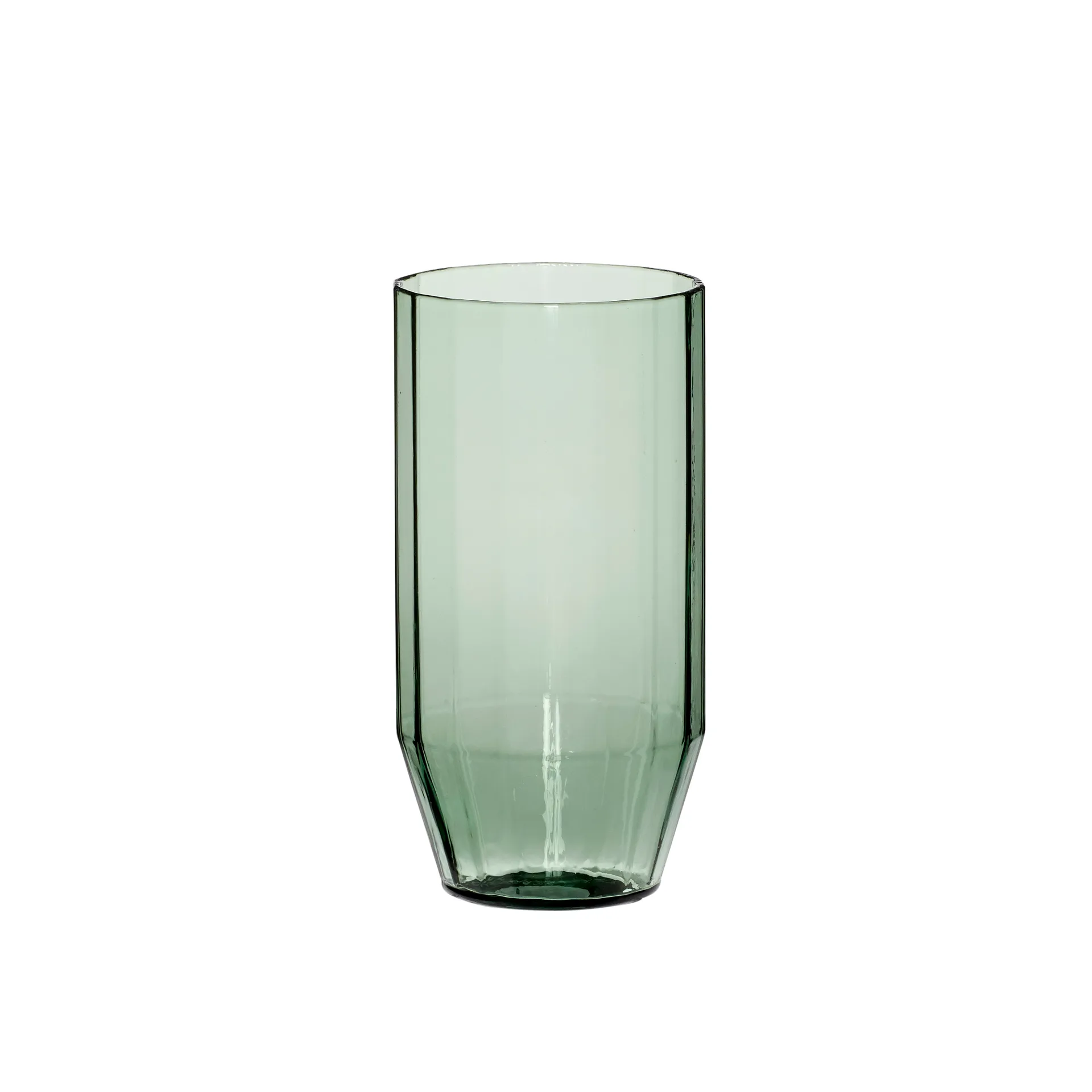 Aster water glass 14 cm, Green Hübsch