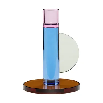 Astro candleholder - Blue - Hübsch