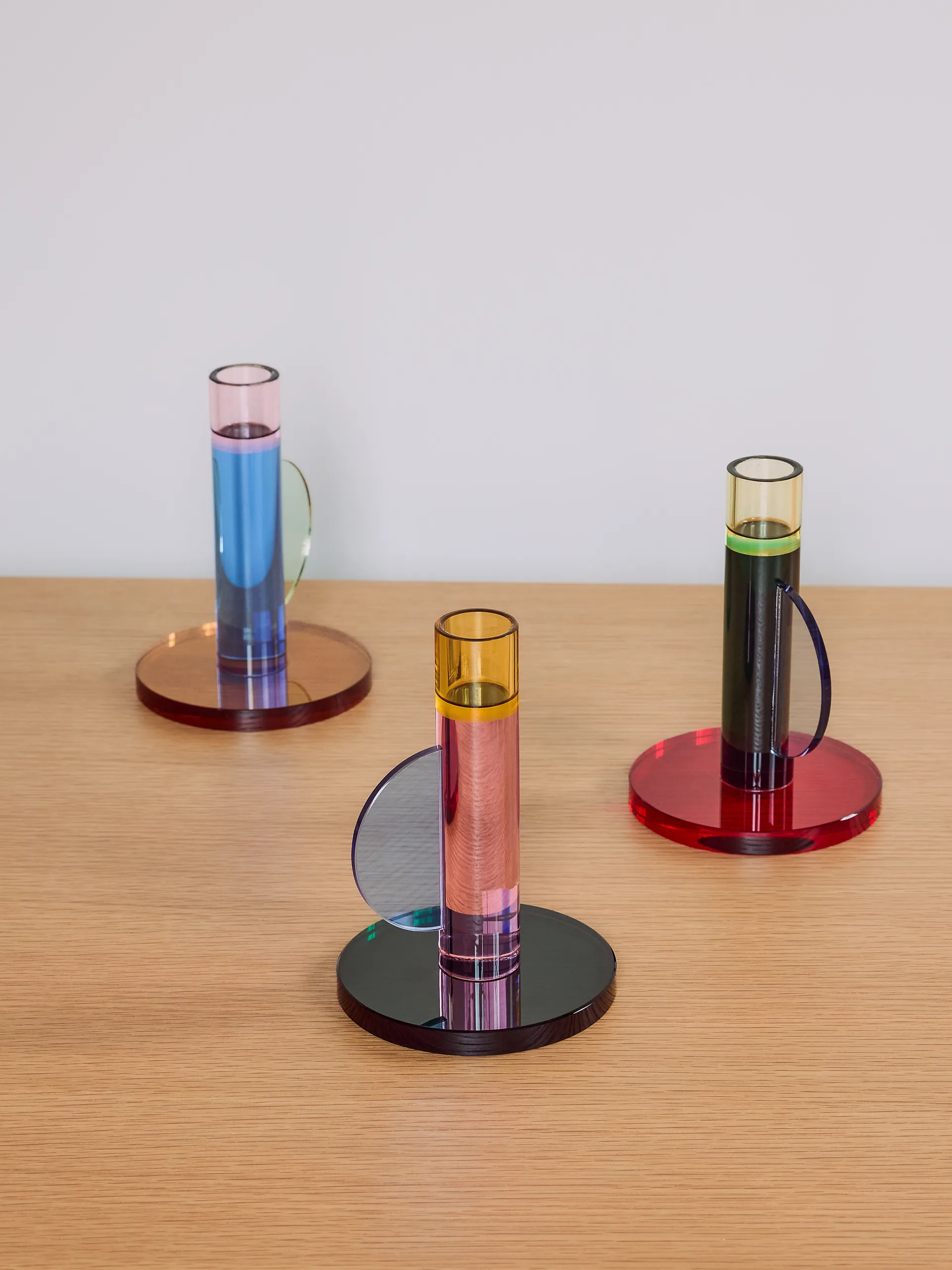 Astro candleholder, Blue Hübsch