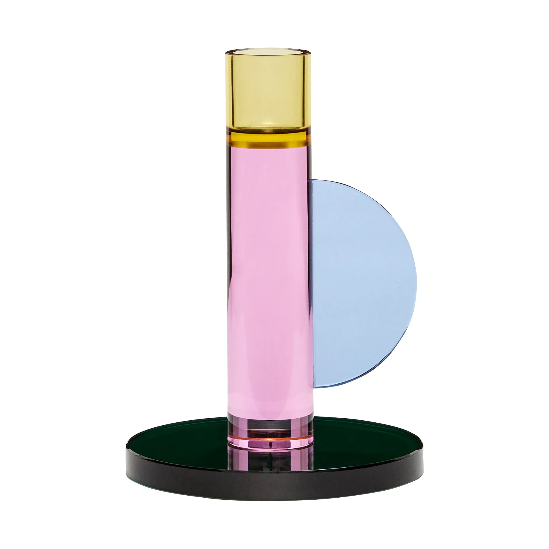 Astro candleholder, Pink Hübsch