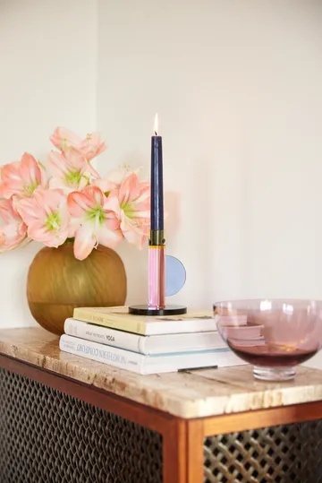 Astro candleholder - Pink - Hübsch