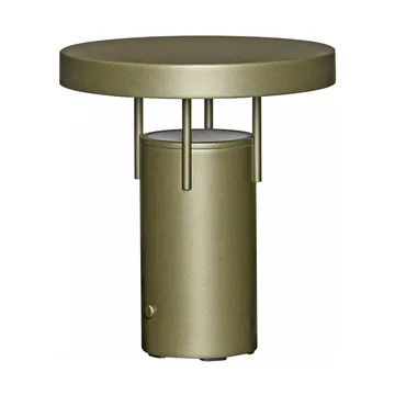 BringMe portable table lamp - Metallic dark green, mini 20 cm - Hübsch