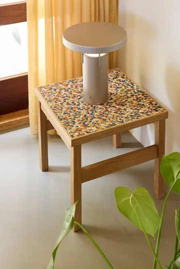 BringMe portable table lamp - Metallic sand, 28 cm - Hübsch