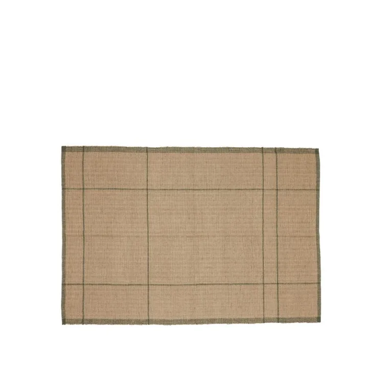 Capri rug 140x200 cm - Green-nature - Hübsch