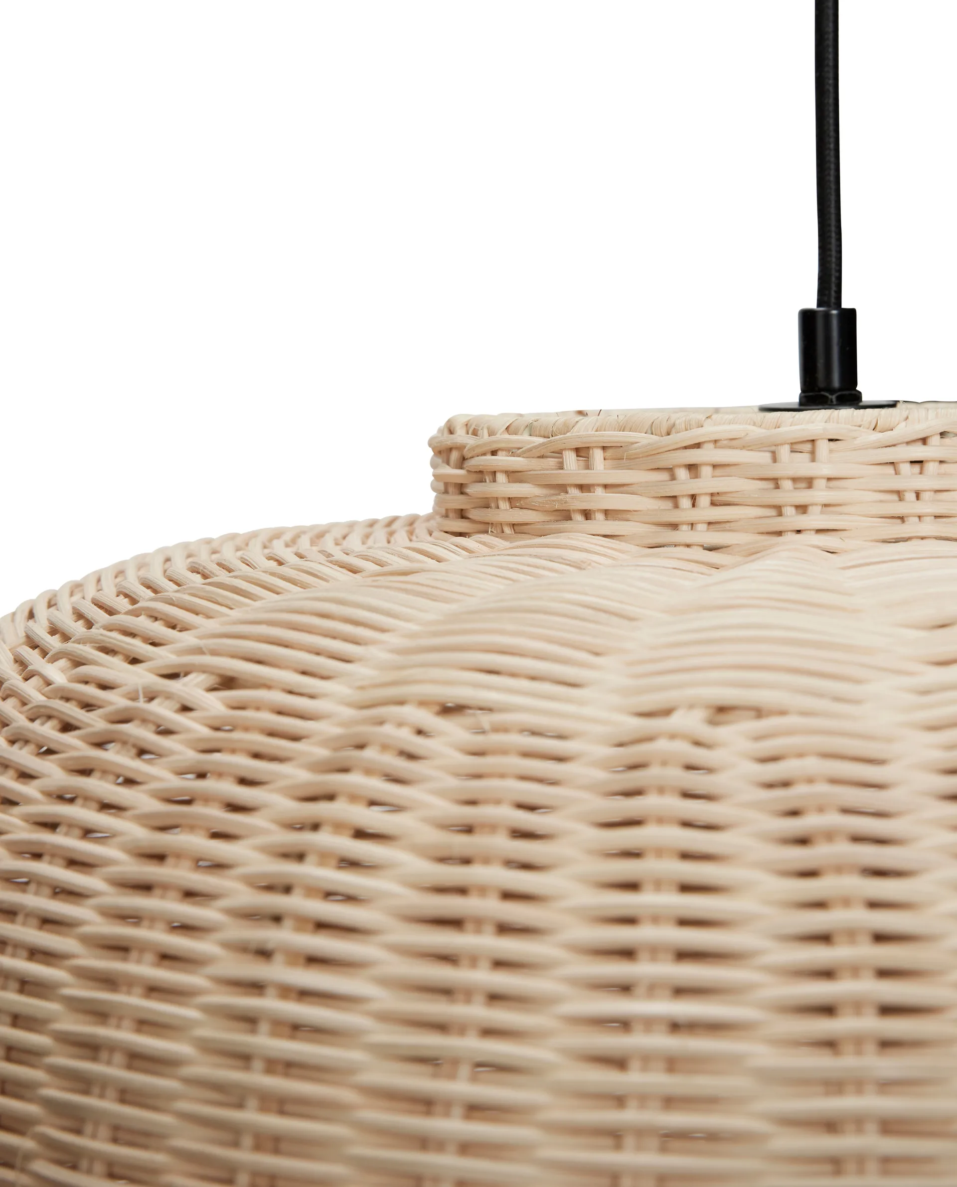 Chand Ellipse pendant, Natural Hübsch