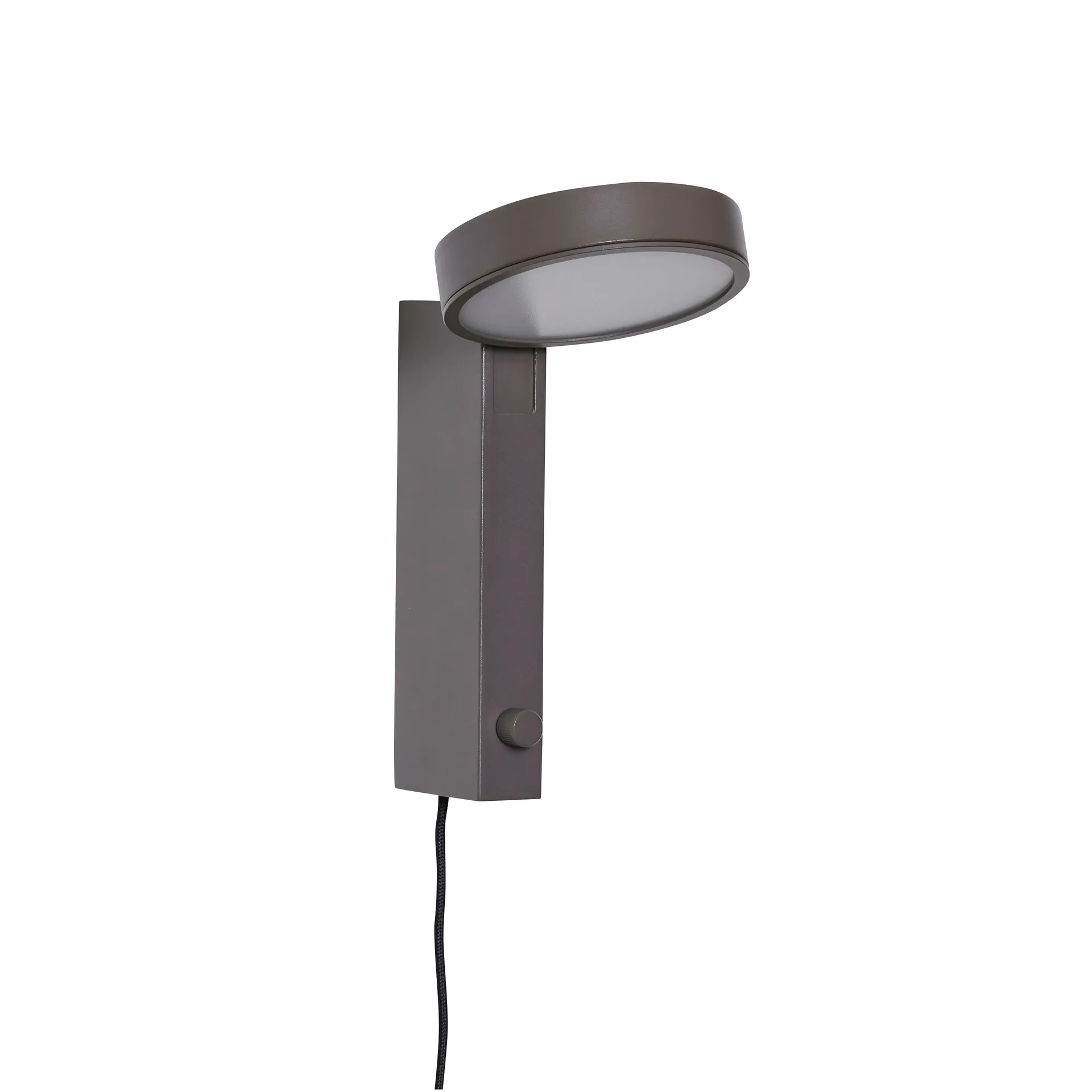 Crea wall lamp, Brown Hübsch