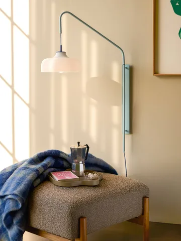 Current wall lamp - Light blue - Hübsch