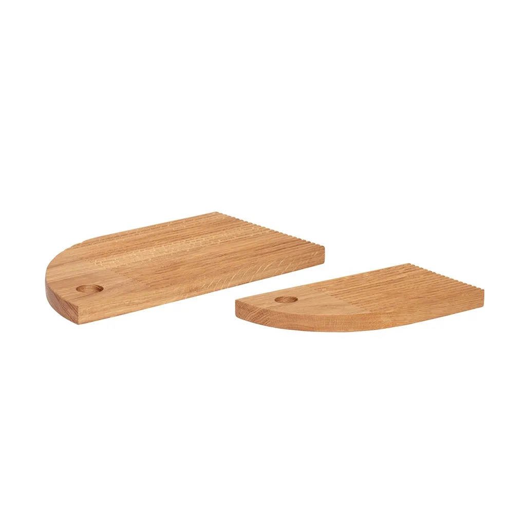 Cutting board 2-pack, Oak wood Hübsch