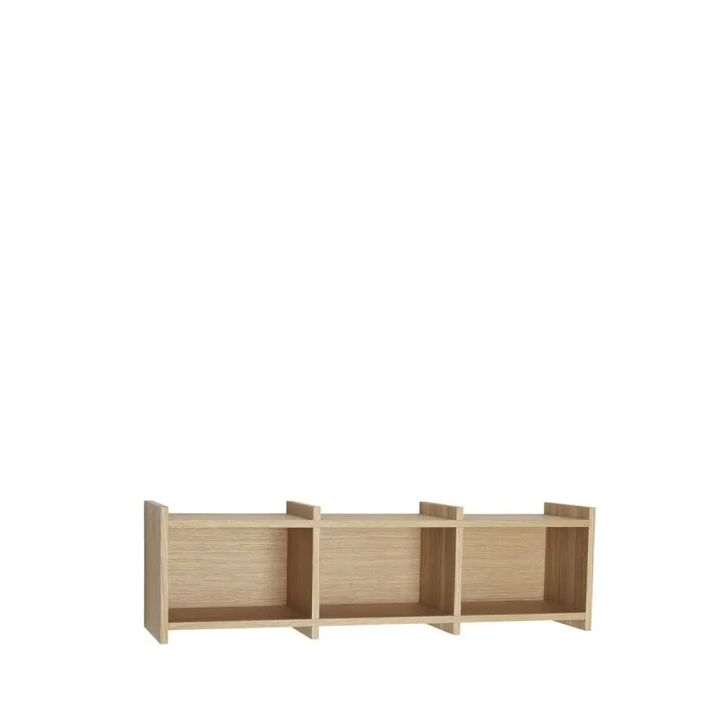 Focal shelf 80x20 cm, Oak veneer Hübsch