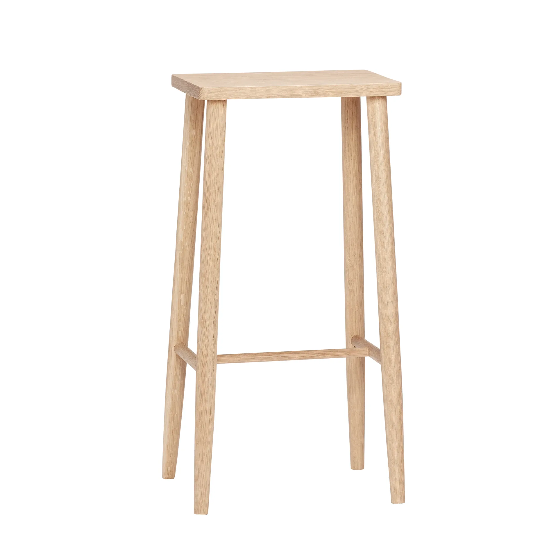 Folk bar stool, Oak Hübsch