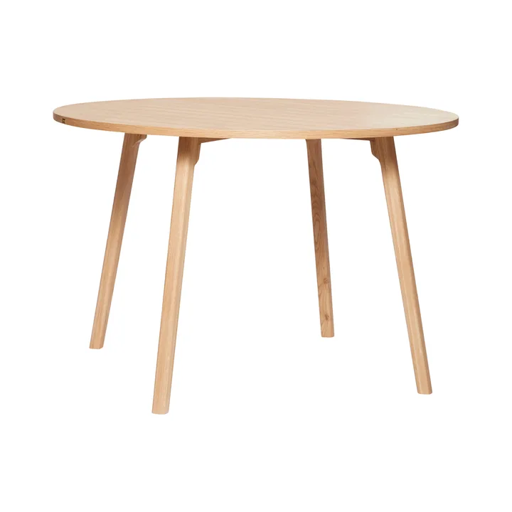 Ground dining table round Ø115 cm - Nature - Hübsch