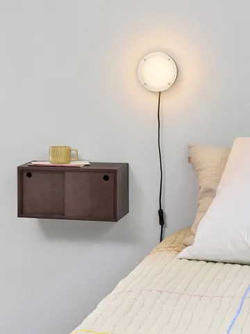 Herringbone shelf - Poplar, 40x20x20 cm - Hübsch