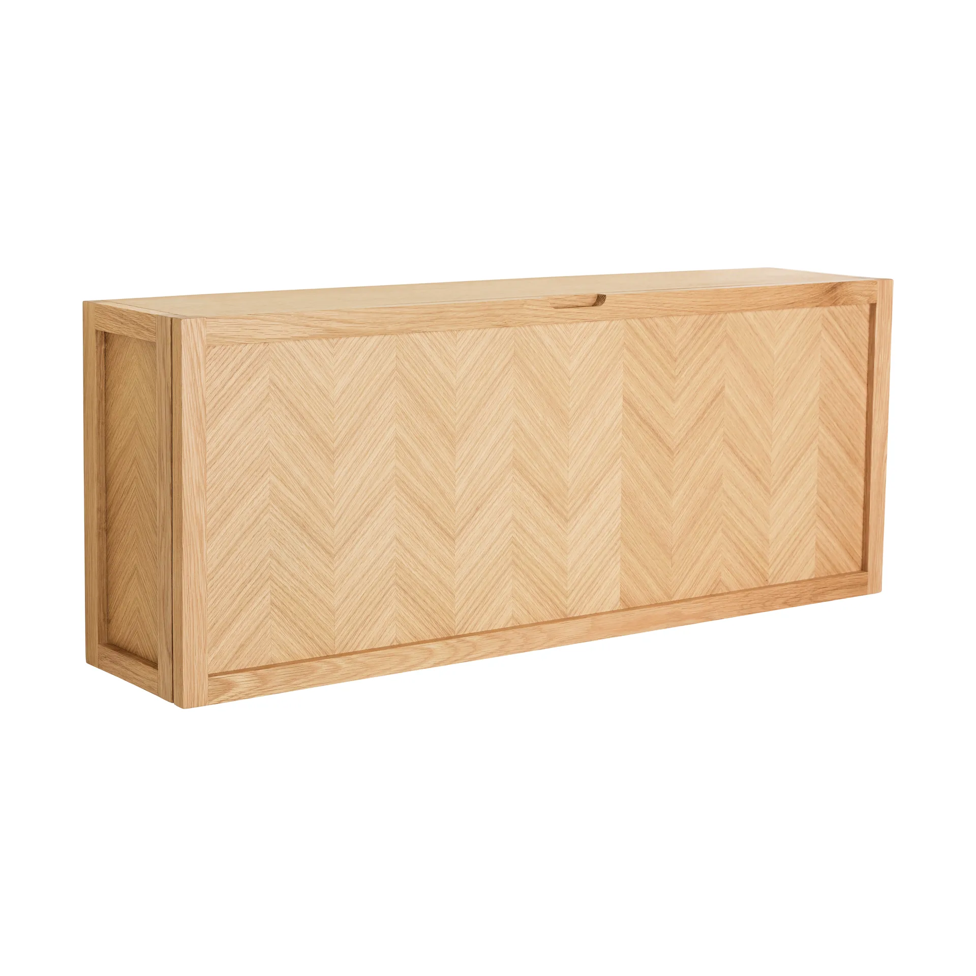 Herringbone shoe cabinet large, Oak Hübsch