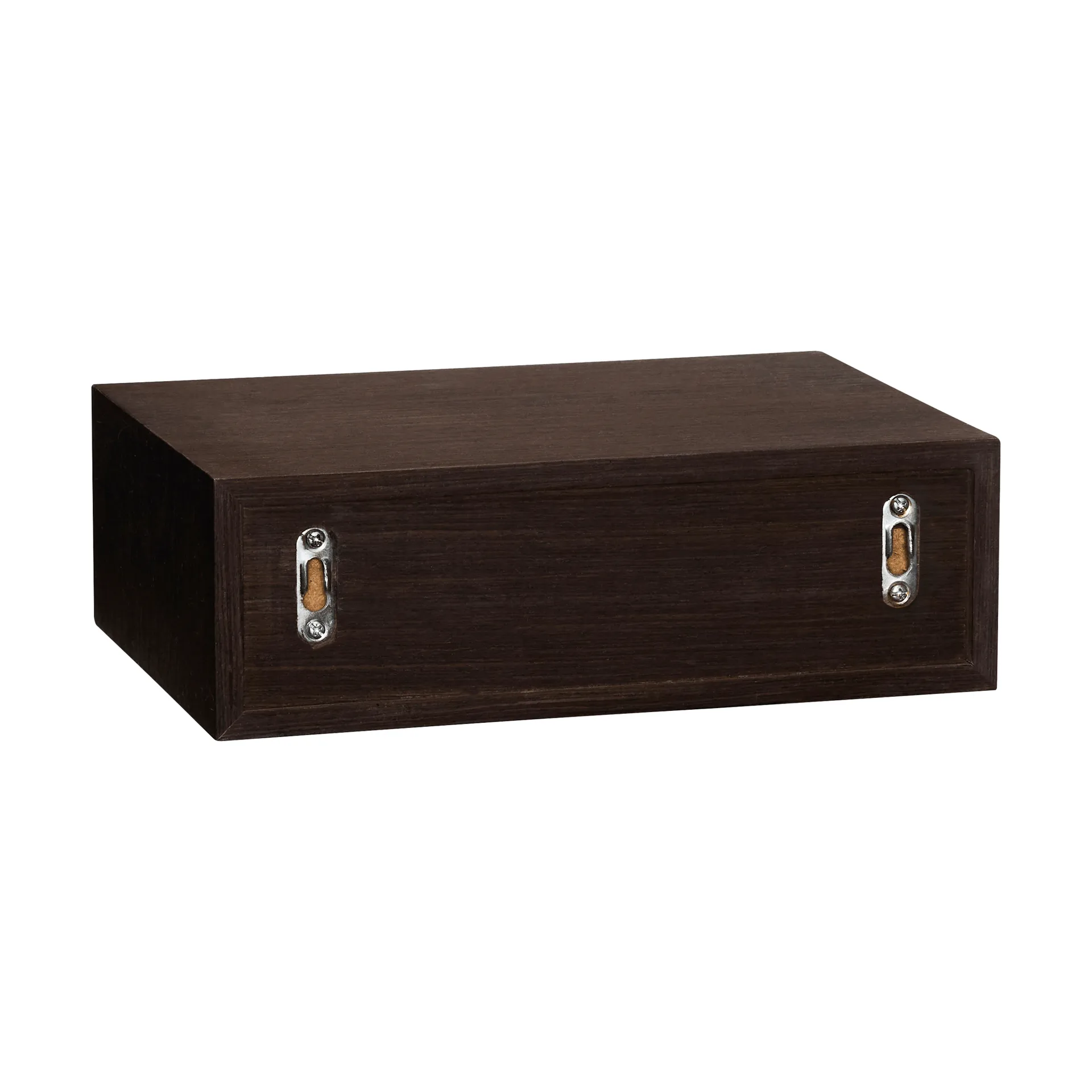 Hide storage box, Dark oak, 30x20x10 cm Hübsch