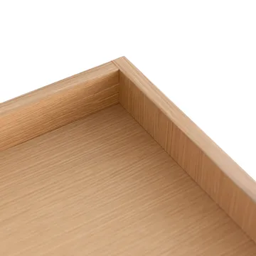 Hide storage box - Oak, 30x20x10 cm - Hübsch