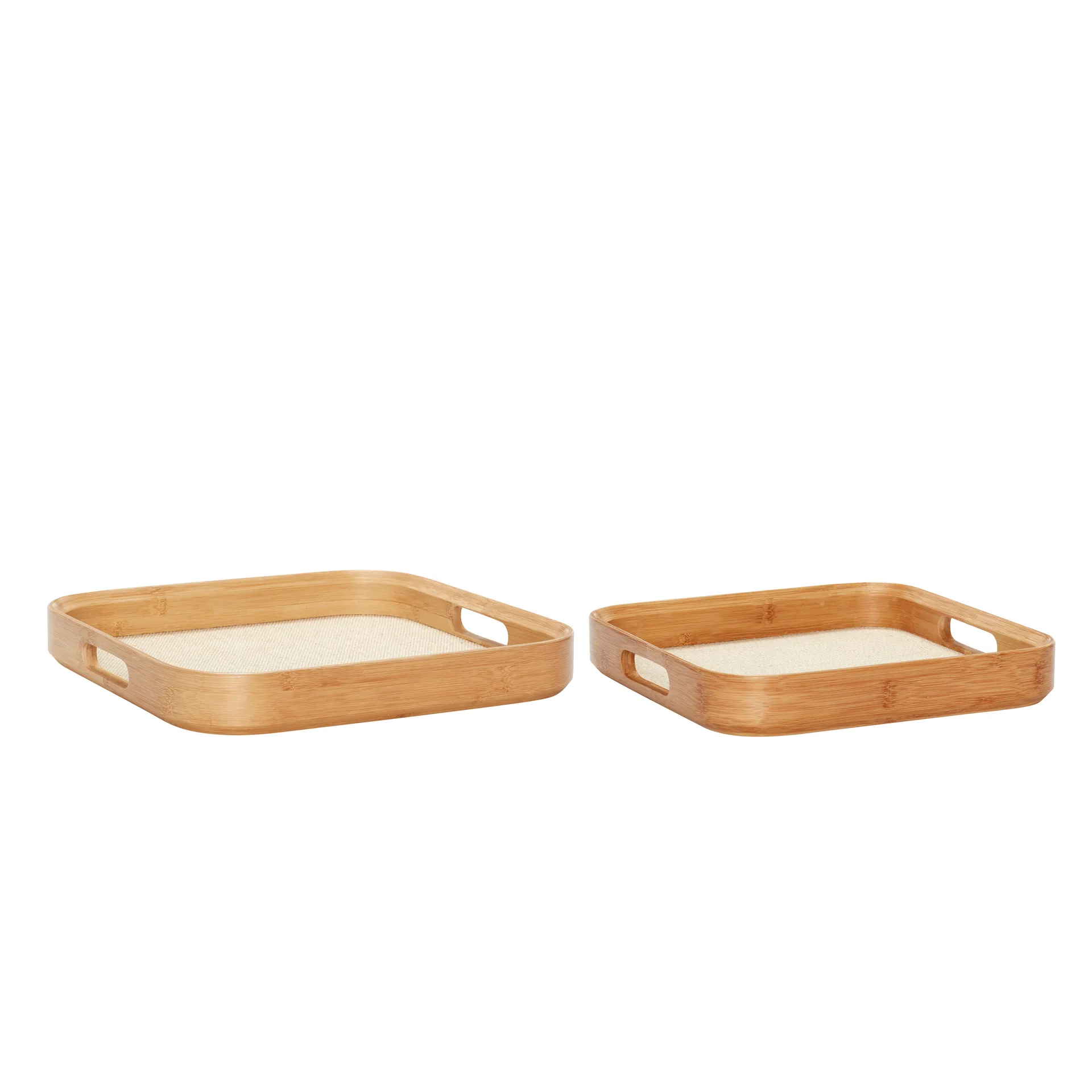 Hübsch tray 2-pack, Wood Hübsch