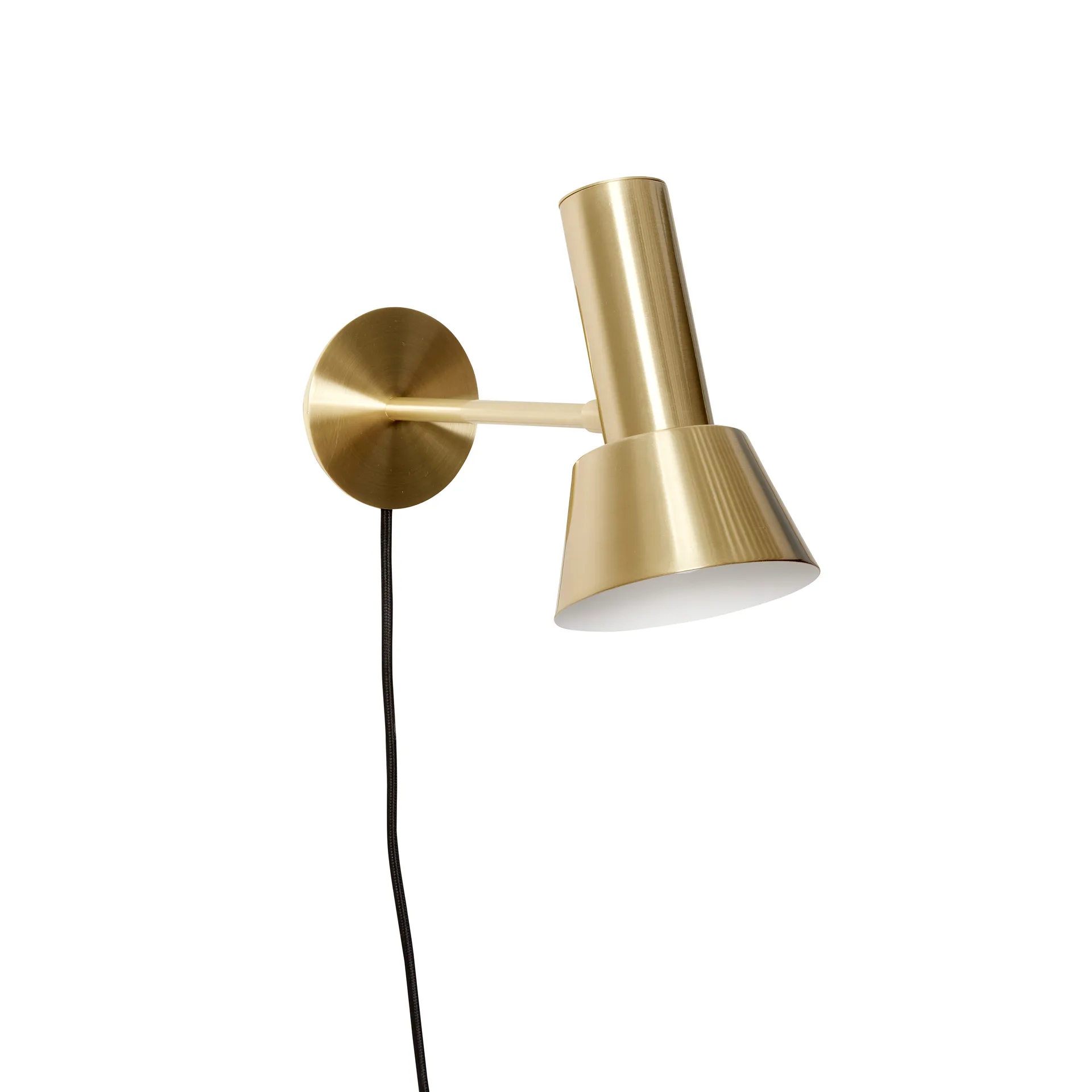 Hübsch wall lamp H20 cm, Brass Hübsch
