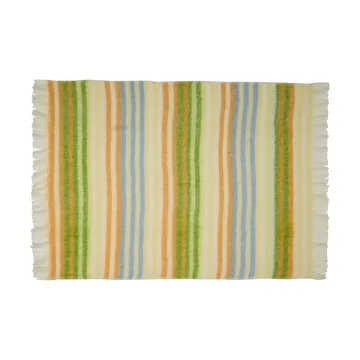 Loom throw blanket - Yellow, 140x200 cm - Hübsch