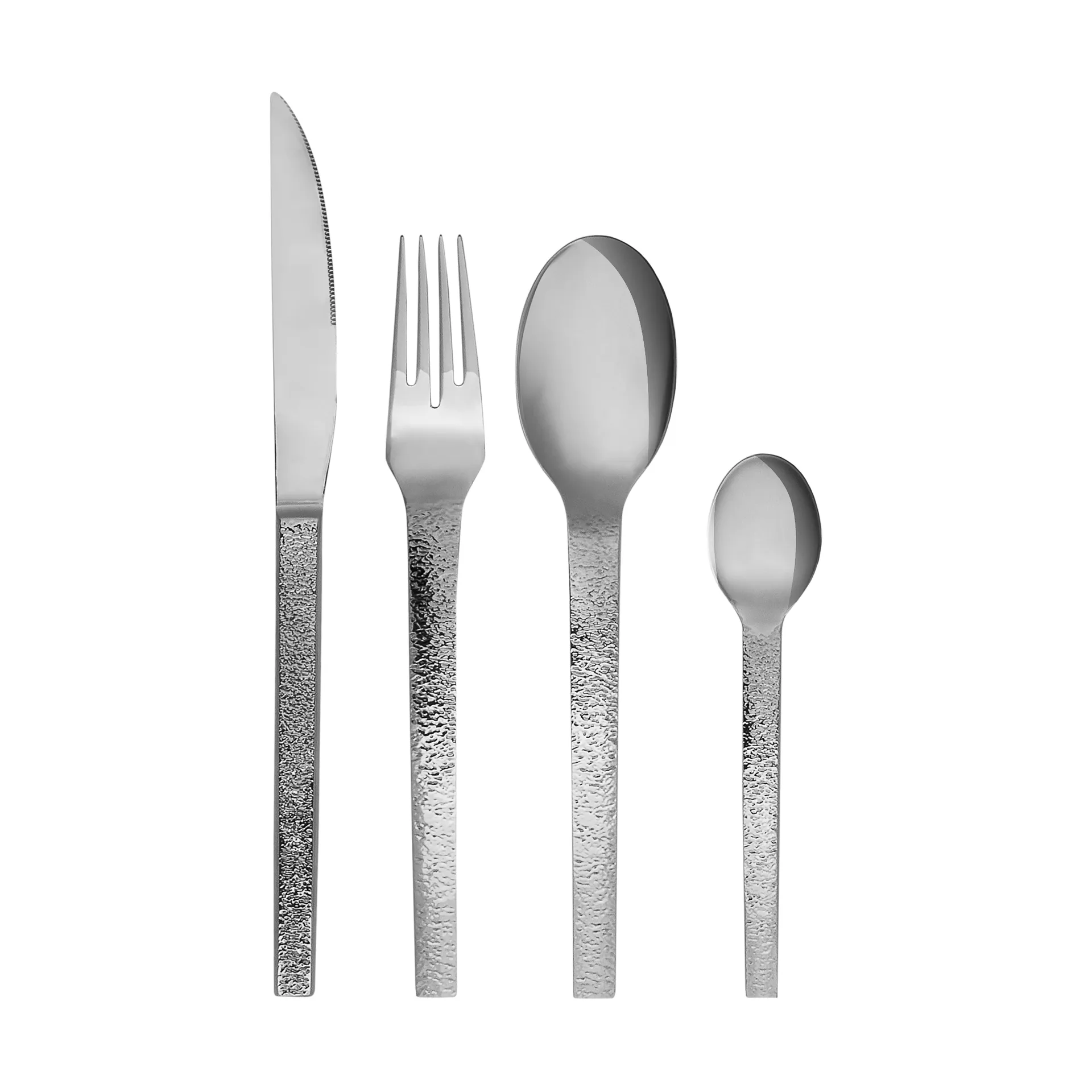 Mano cutlery set 16 pieces, Structured Hübsch