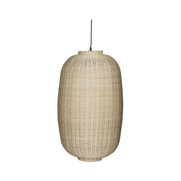 Moon ceiling lamp Ø75 cm - Nature-black - Hübsch