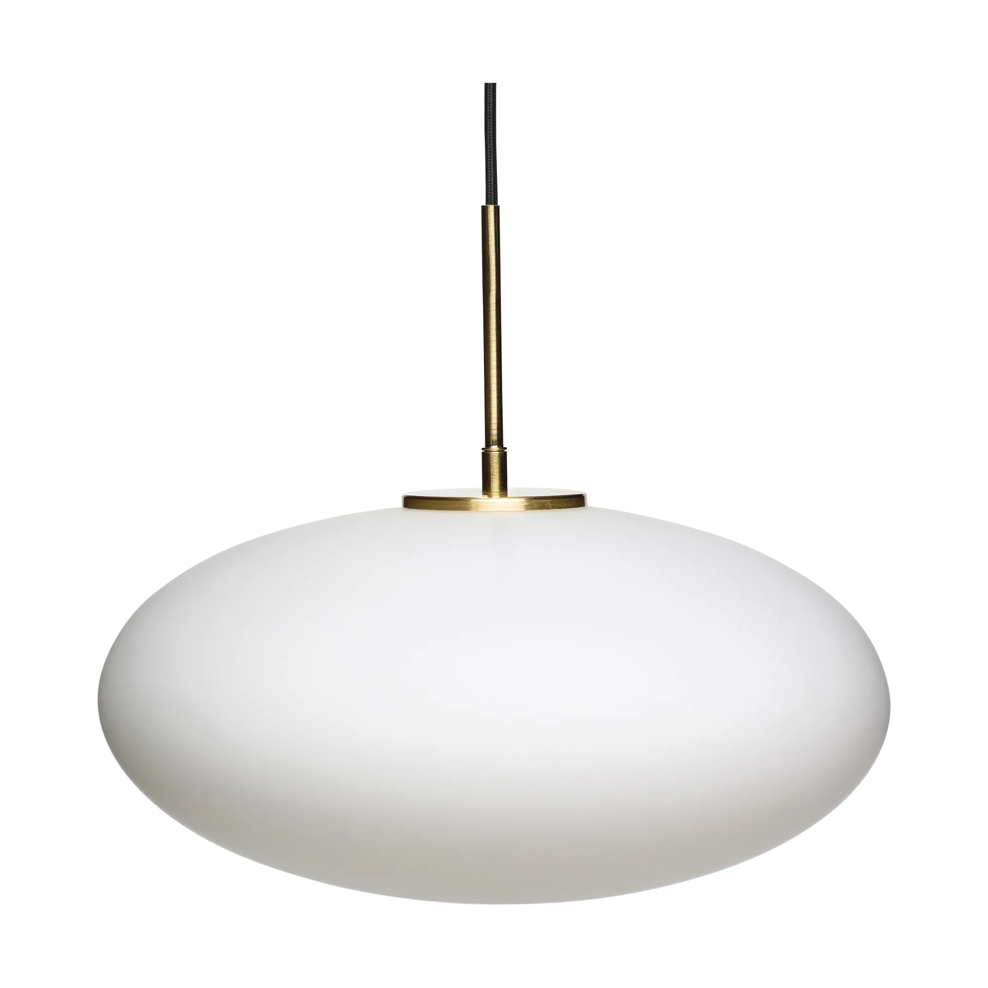 Muse Ellipse pendant, White Hübsch