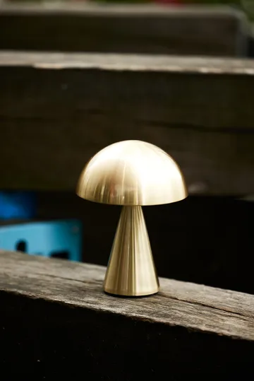 Mush portable table lamp - Brass - Hübsch