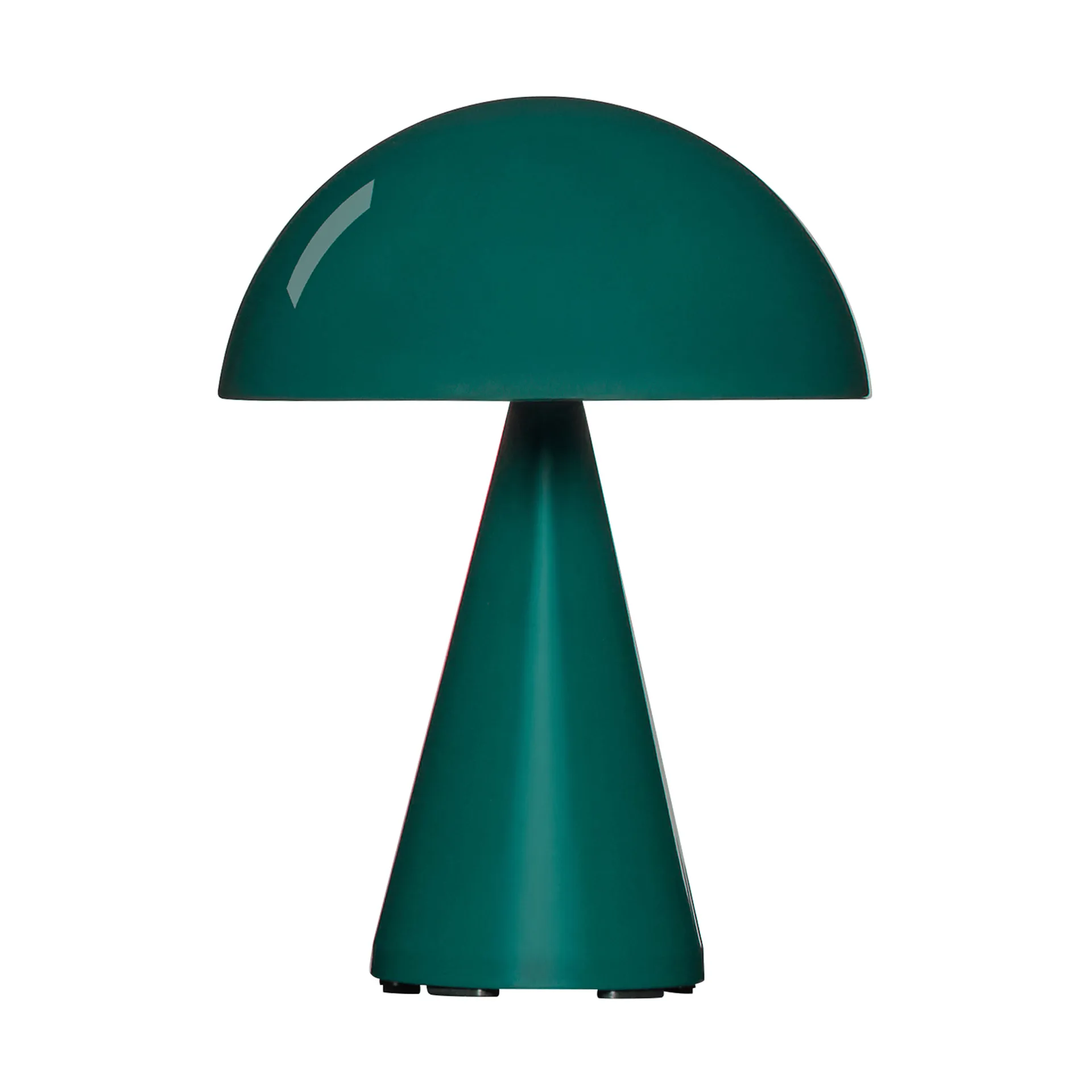 Mush portable table lamp, Dark green, 20 cm Hübsch