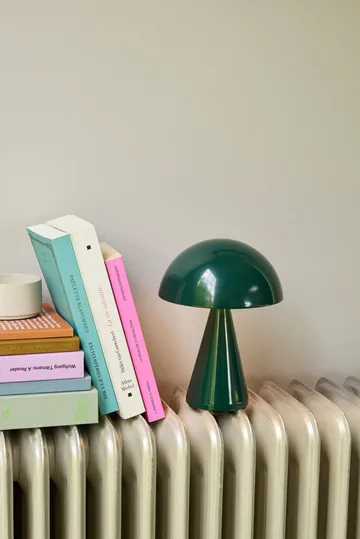 Mush portable table lamp - Dark green, 20 cm - Hübsch