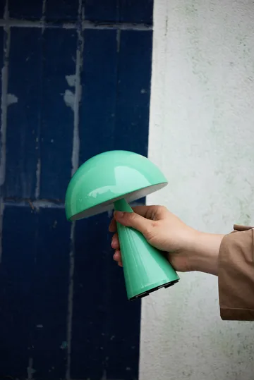 Mush portable table lamp - Green - Hübsch