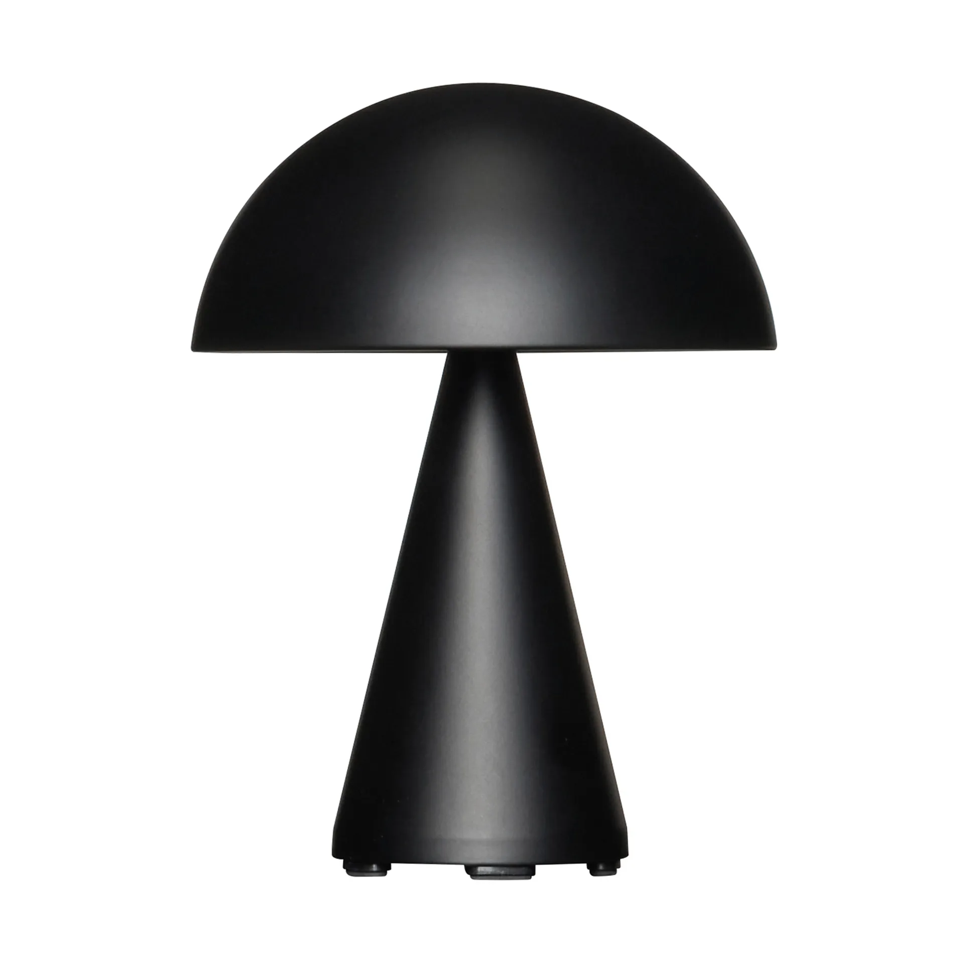 Mush portable table lamp, Matt black, 20 cm Hübsch