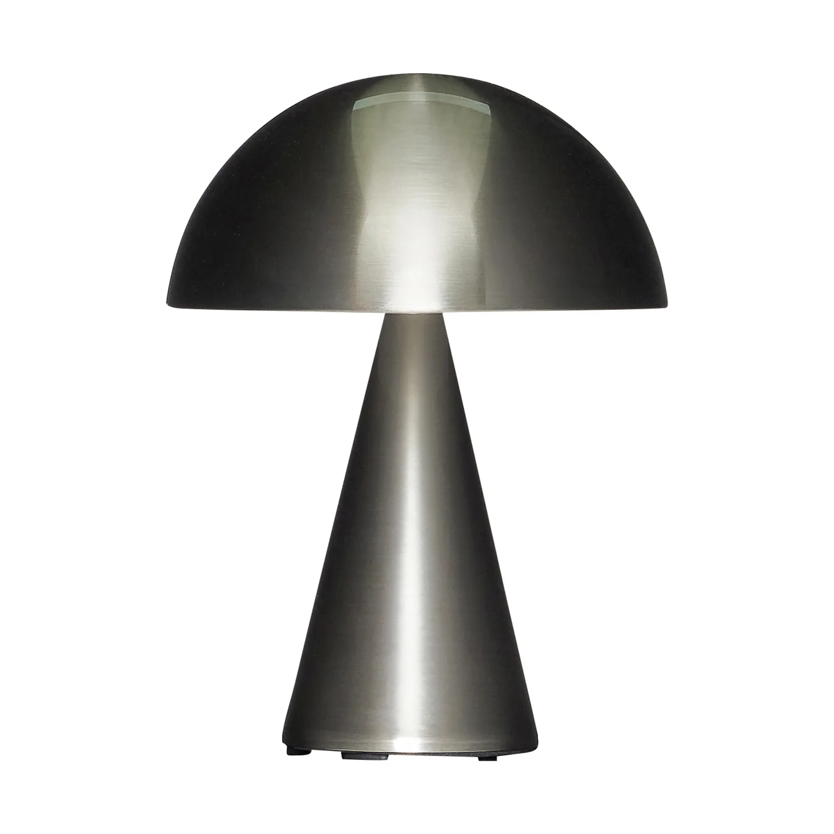Mush portable table lamp, Nickel Hübsch