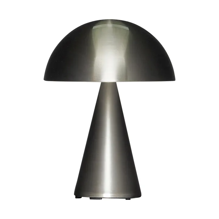 Mush portable table lamp - Nickel - Hübsch