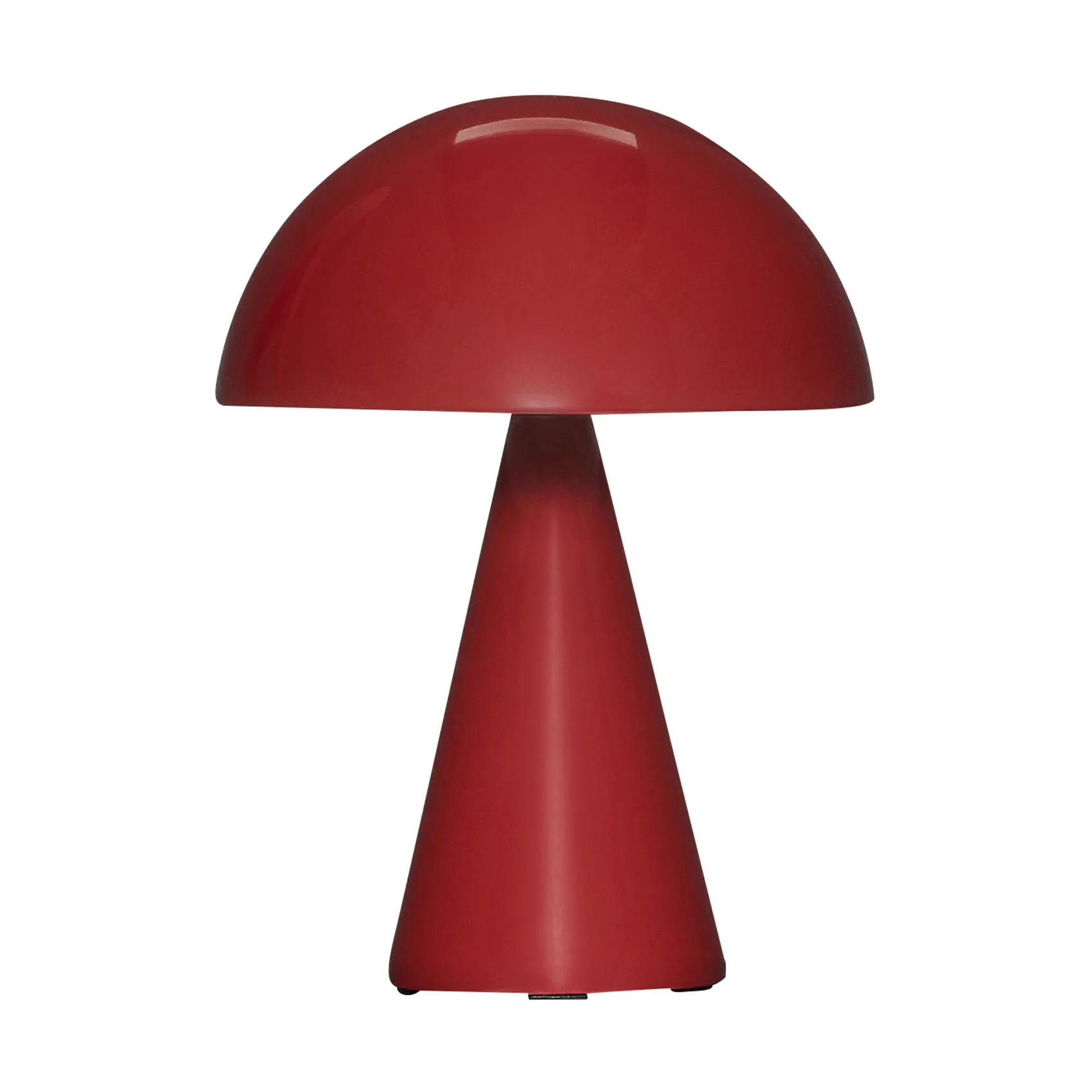 Mush portable table lamp, Red Hübsch