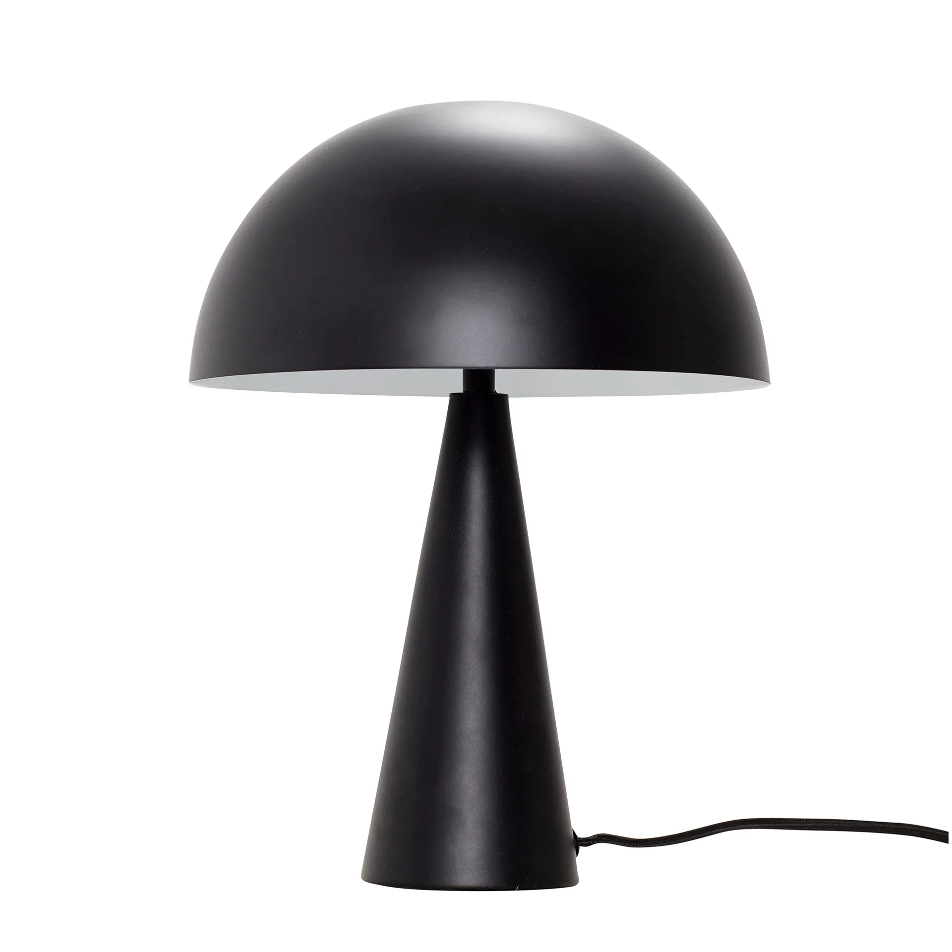 Mush table lamp, Black, mini 34 cm Hübsch