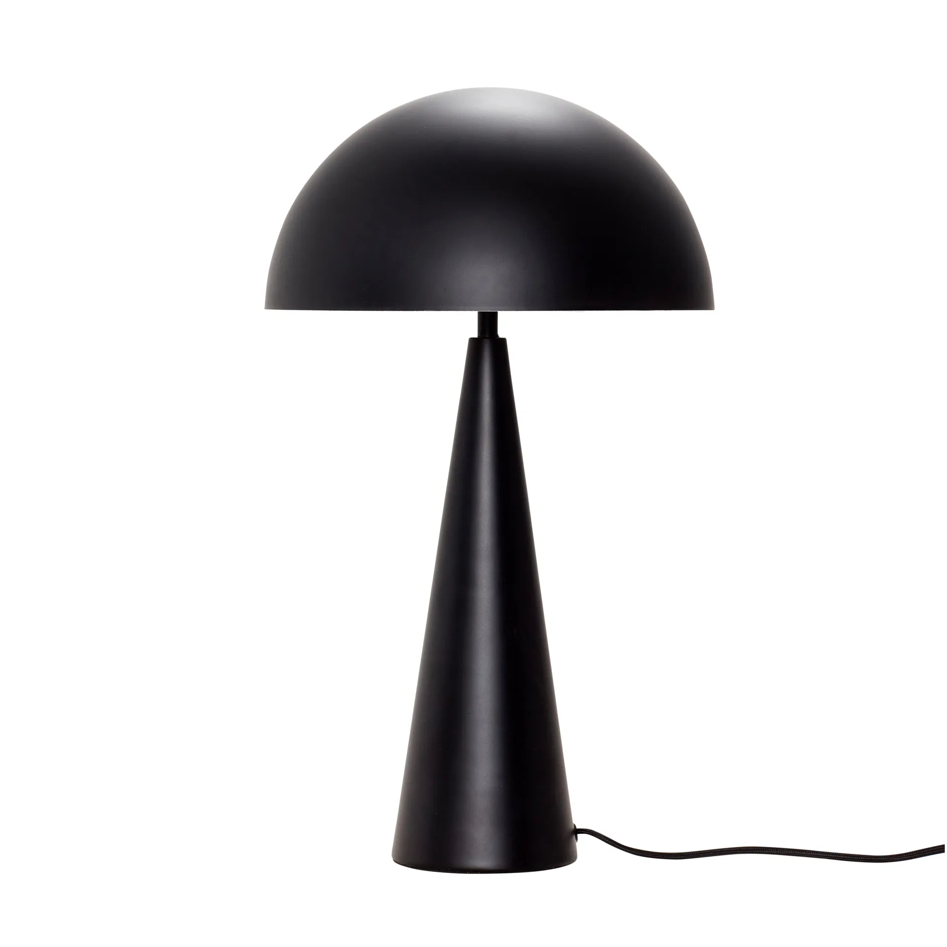 Mush table lamp, Black, tall 50 cm Hübsch