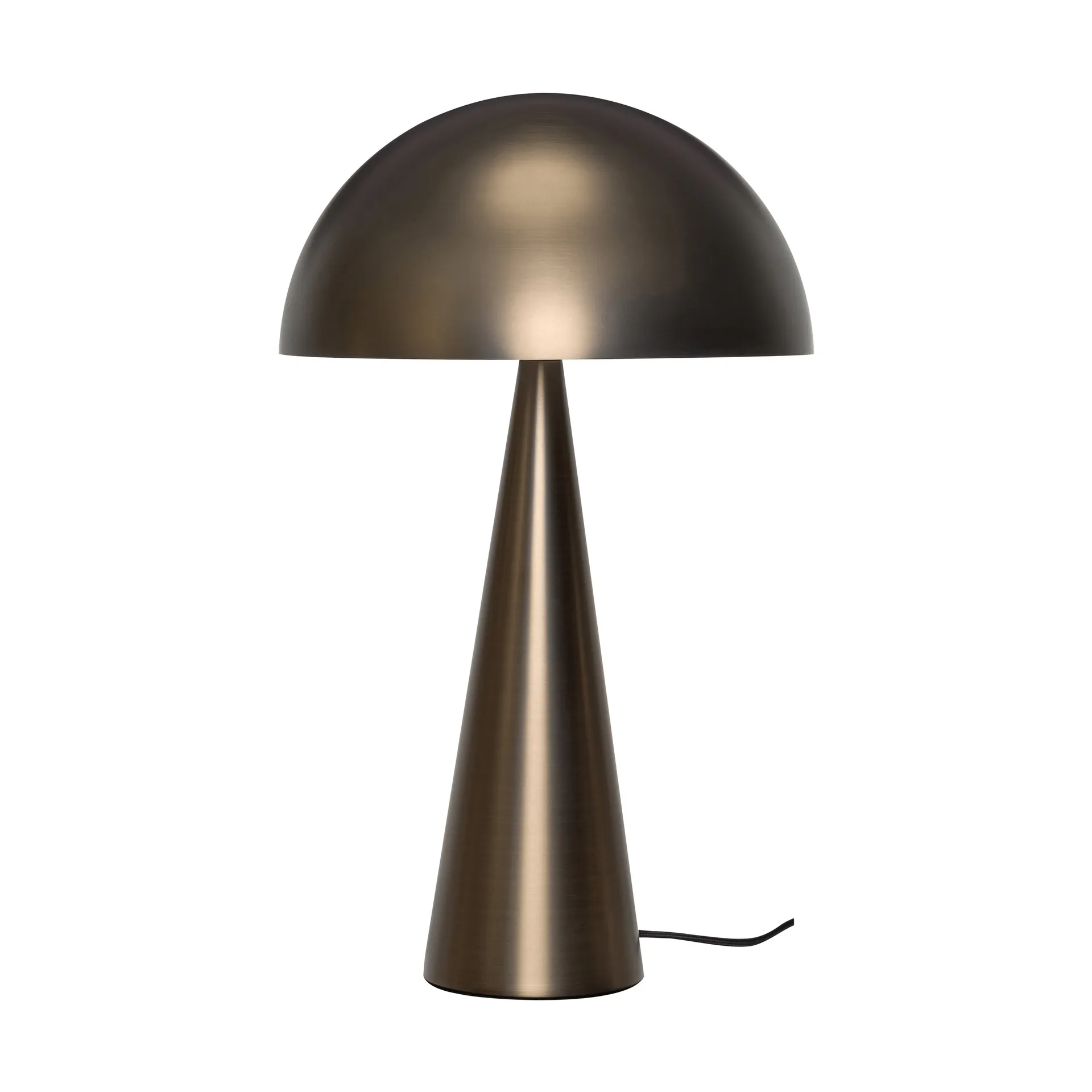 Mush table lamp, Burnished brass, tall 50 cm Hübsch
