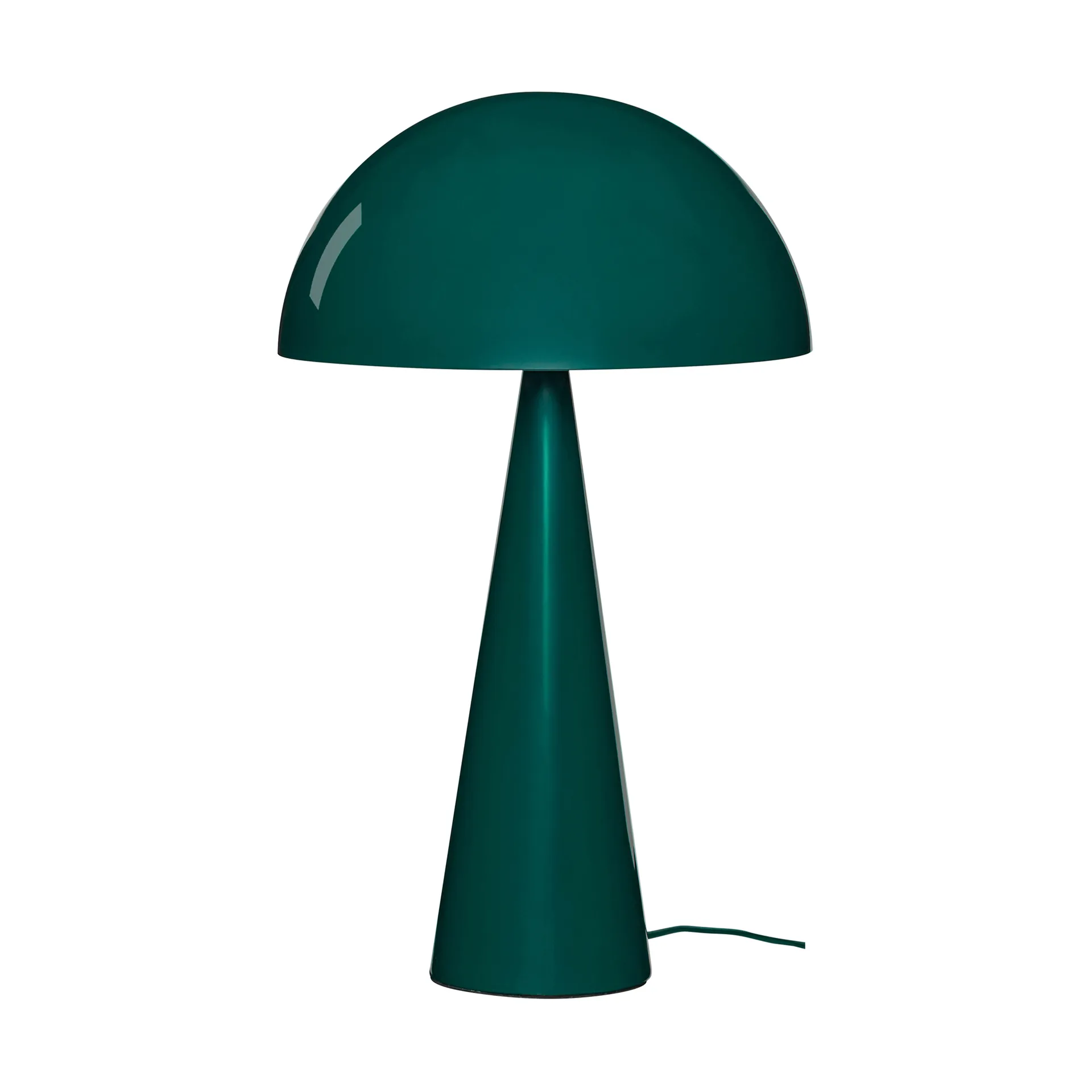 Mush table lamp, Dark green, tall 50 cm Hübsch